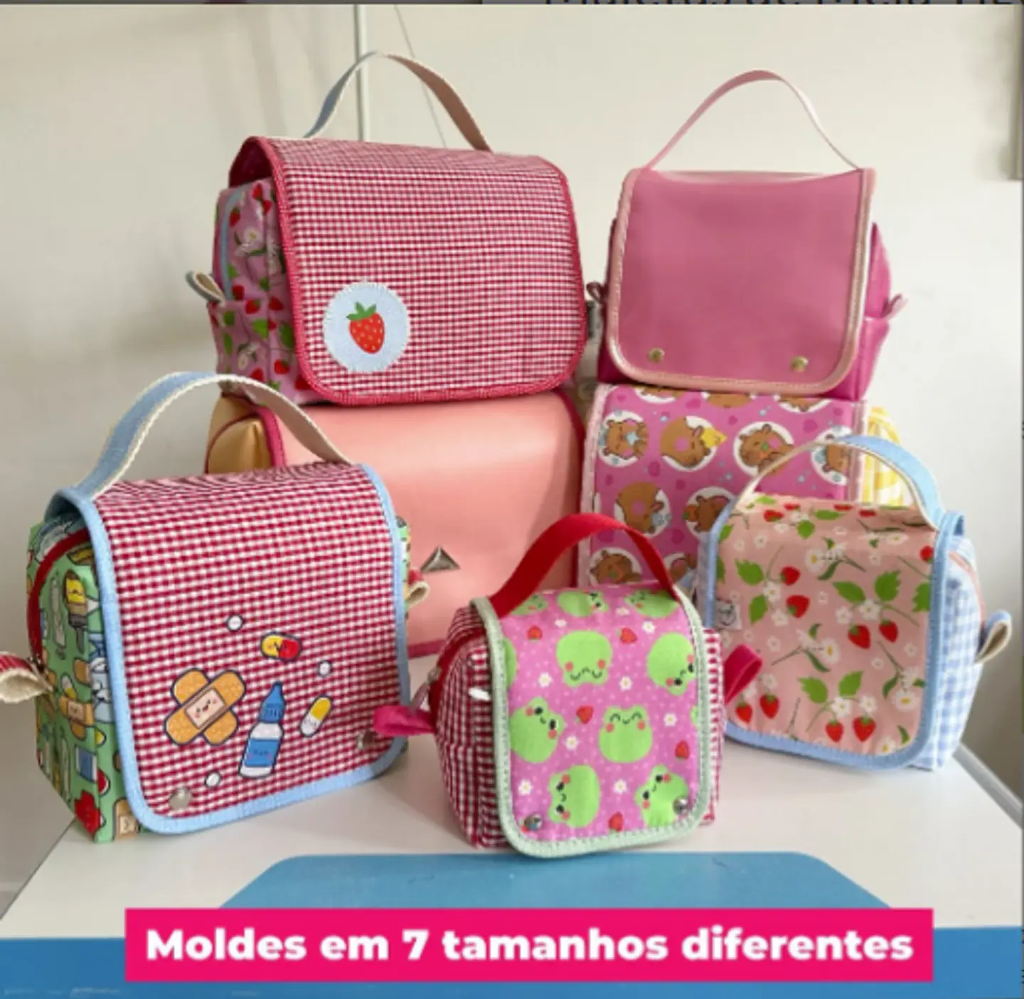 Arquivo Maletas Moldes Virtuais para Costura 1