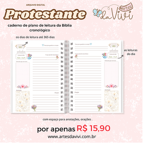 Arquivo Miolo Protestante Plano de Leitura da  Bíblia  1