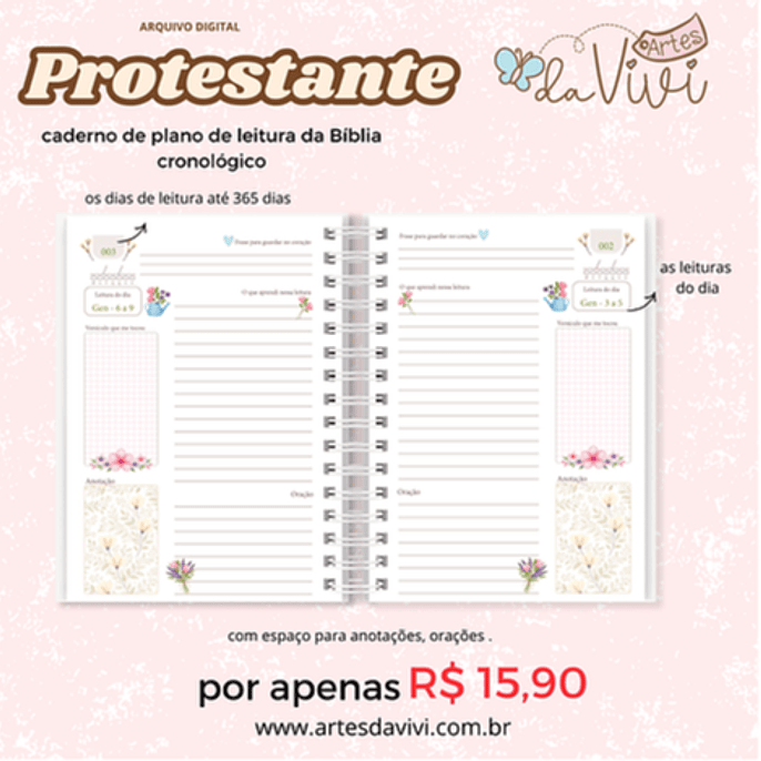 Arquivo Miolo Protestante Plano de Leitura da  Bíblia  1