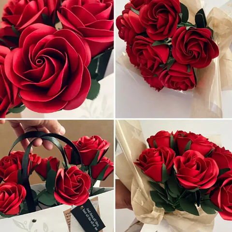 Arquivo Mini Rosas Vermelhas
