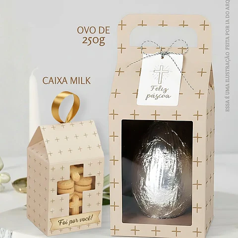 Arquivo Pácoa Cristã Caixa Milk e Ovo 250g