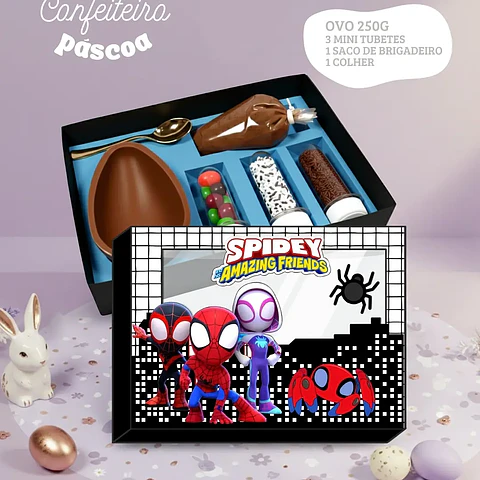Arquivo Mini Confeiteiro Homem Aranha