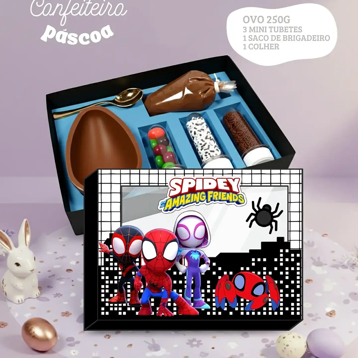 Arquivo Mini Confeiteiro Homem Aranha 1