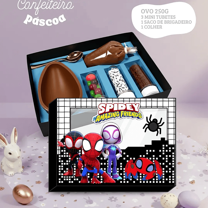 Arquivo Mini Confeiteiro Homem Aranha 1