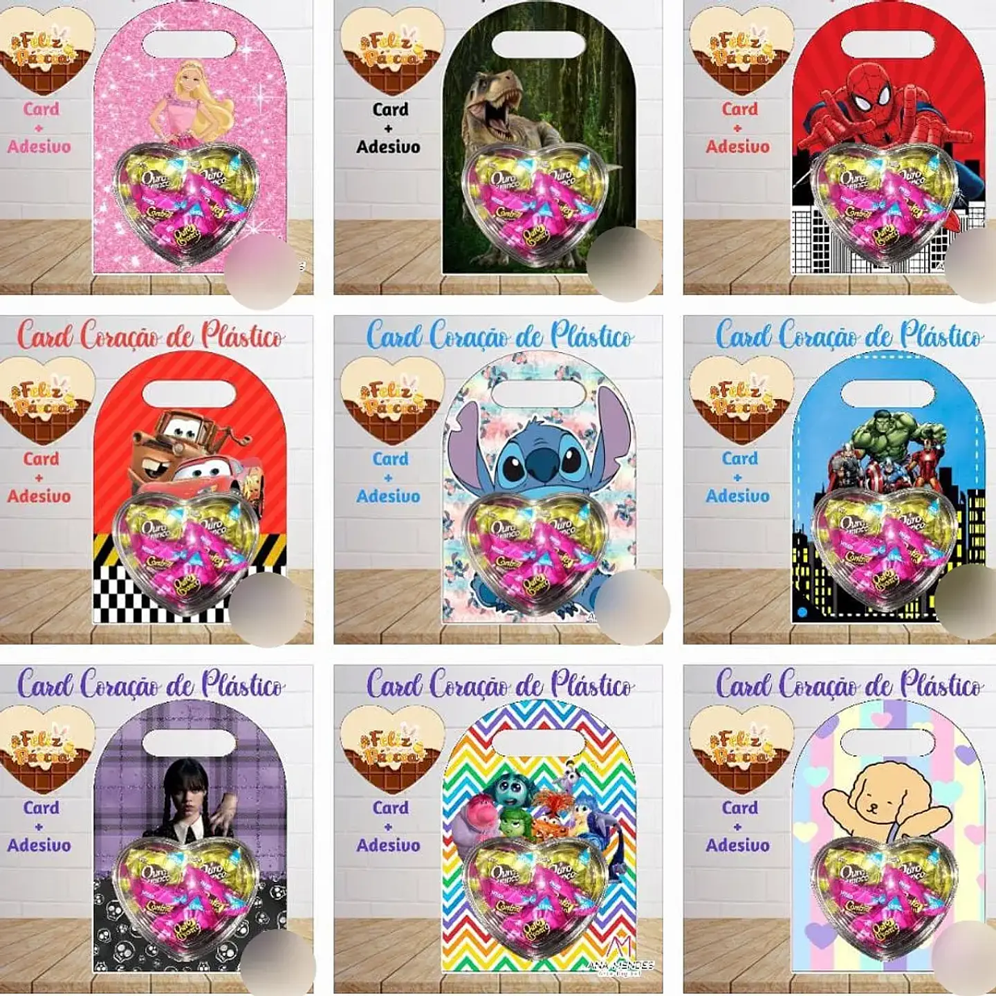 Arquivo Páscoa Card Blistter Coração Gigante 1