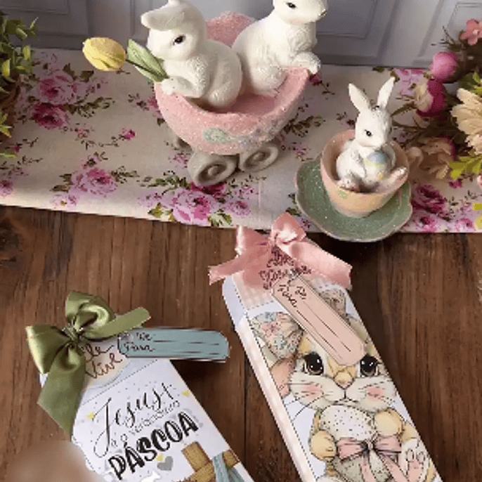 Arquivo Páscoa Caixinha para Barra de Chocolate 1