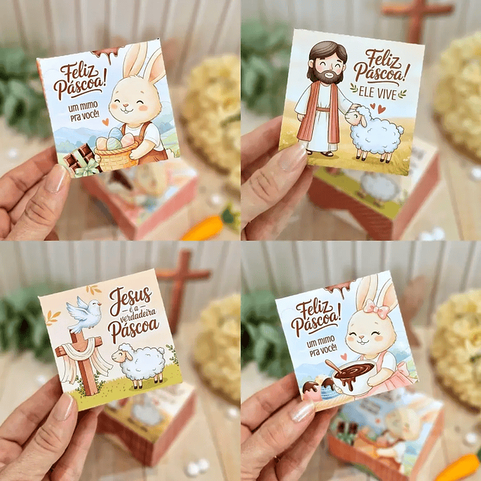Arquivo Páscoa Cristã Caixa Bombom 1