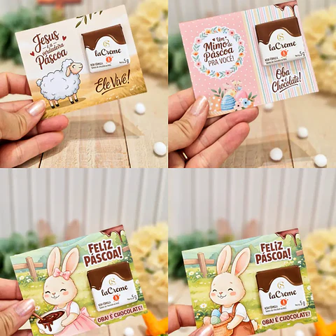 Arquivo Páscoa Cristã Card La Creme