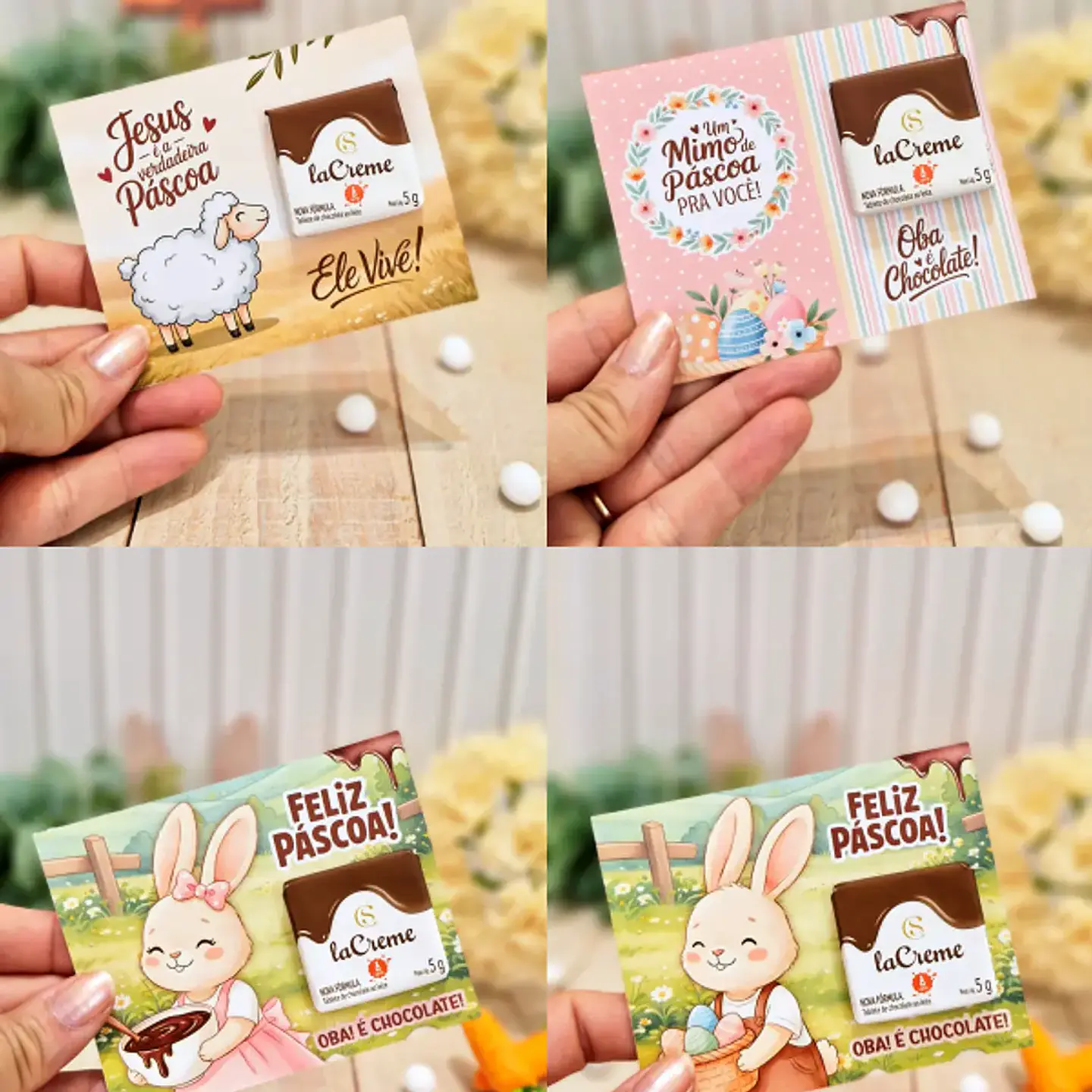 Arquivo Páscoa Cristã Card La Creme 1