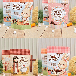 Arquivo Páscoa Cristã Saquinho Zip