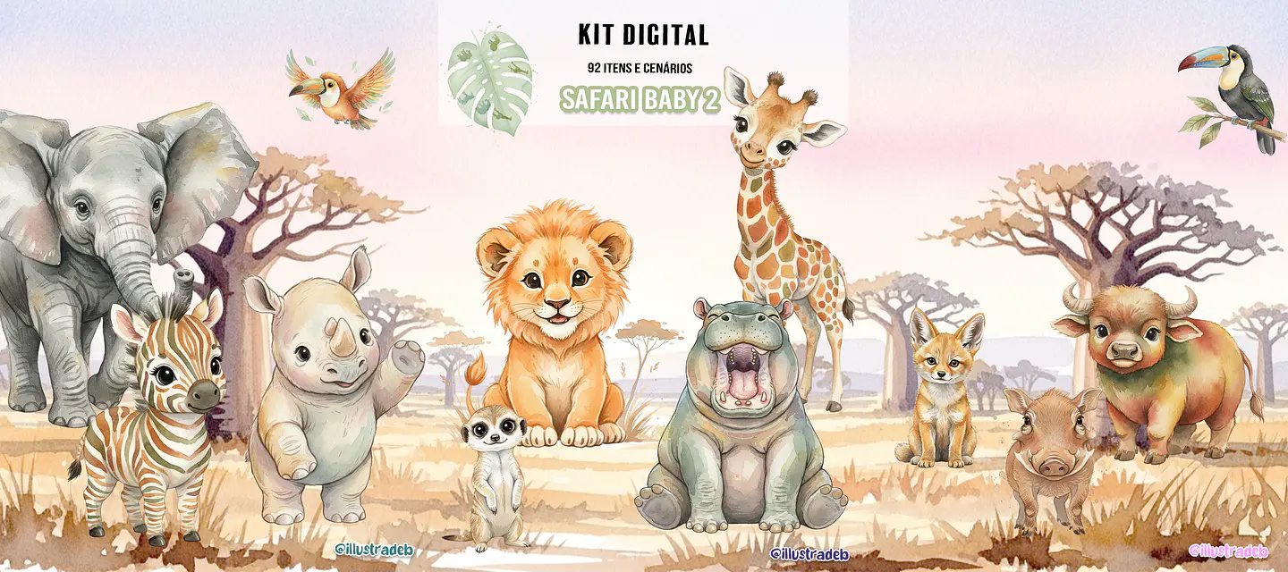 Kit Digital Safari Baby 2