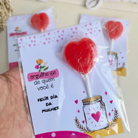 Arquivo Dia da Mulher Card Pirulito
