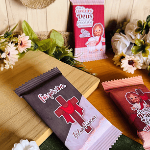 Arquivo Páscoa Adesivo para Kit Kat