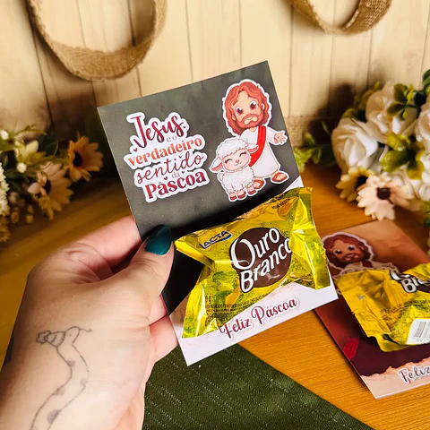 Arquivo Páscoa Card para Bombom