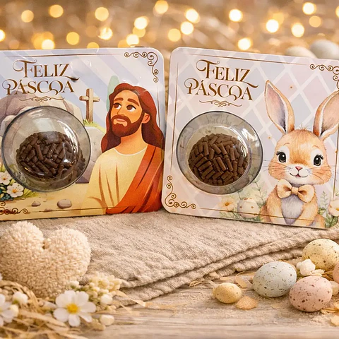 Arquivo Páscoa Cristã Porta Blistter Docinho