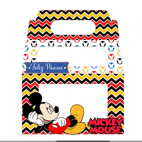 Arquivo Maleta Mini Confeiteiro Mickey