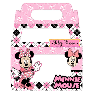 Arquivo Maleta Mini Confeiteiro Minnie Rosa