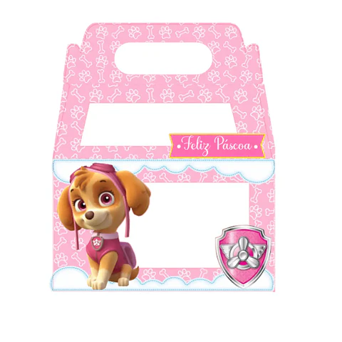 Arquivo Maleta Mini Confeiteiro Patrulha Canina Menina