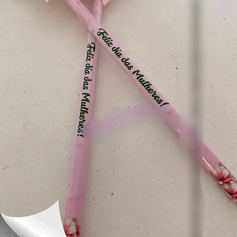 Arquivo Dia da Mulher Adesivo Lápis