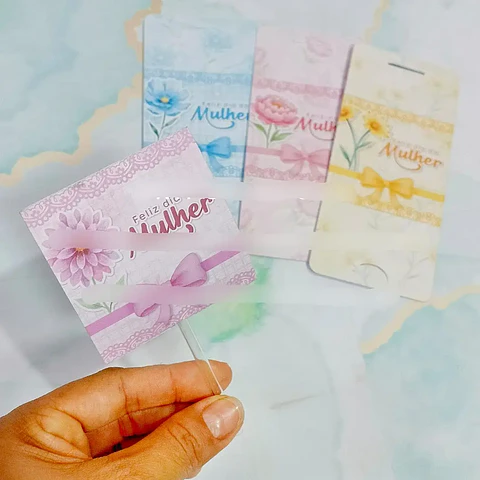 Arquivo Dia da Mulher Card Pirulito