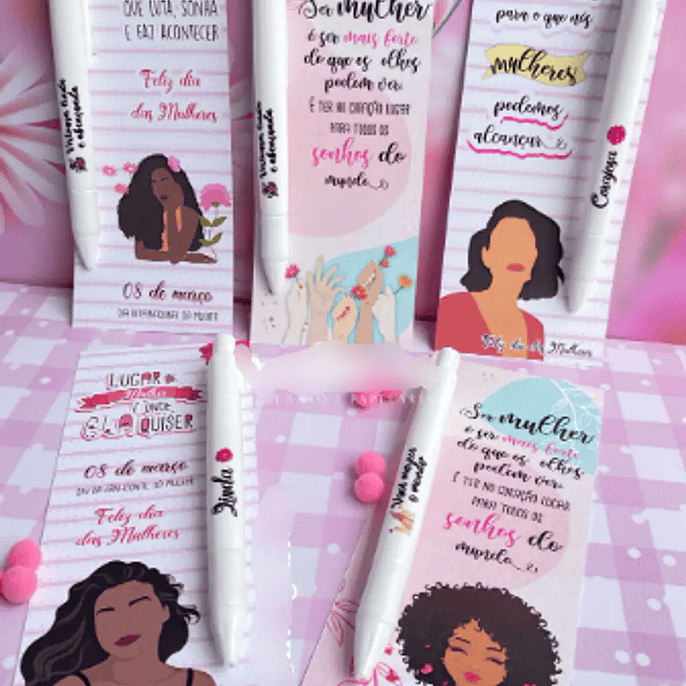 Arquivo Dia da Mulher Card Caneta 1