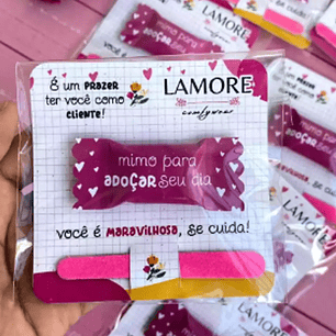 Arquivo Dia da Mulher Card Balinha e Mini Lixa