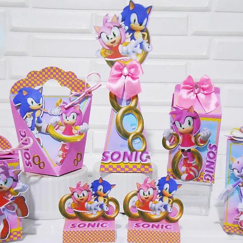 Arquivo de Corte Sonic Rosa