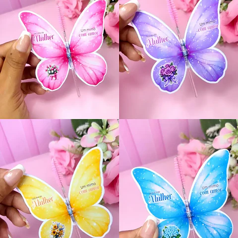 Arquivo Dia da Mulher Card Pente Cílios