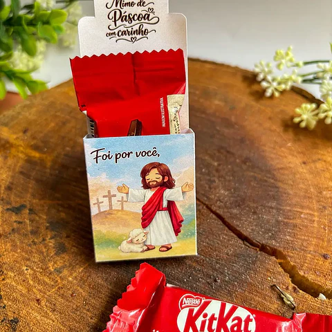 Arquivo Páscoa Caixinha Mini Kit Kat