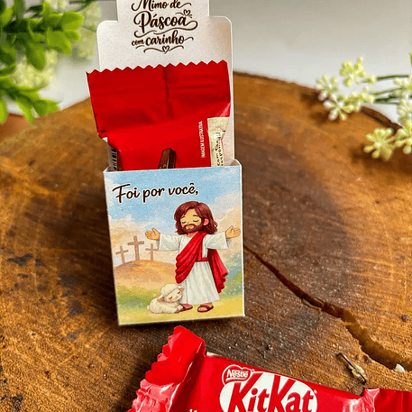 Arquivo Páscoa Caixinha Mini Kit Kat 1