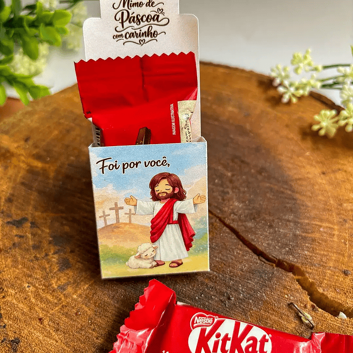 Arquivo Páscoa Caixinha Mini Kit Kat 1