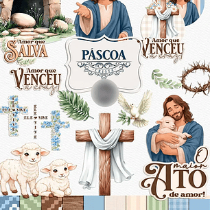Kit Digital Páscoa Cristã