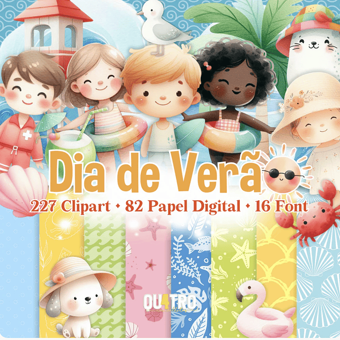 Kit Digital Dia de Verão 1