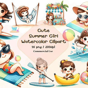 Kit Digital Praia Menina