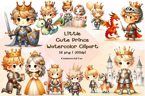 Kit Digital Principe Aquarela