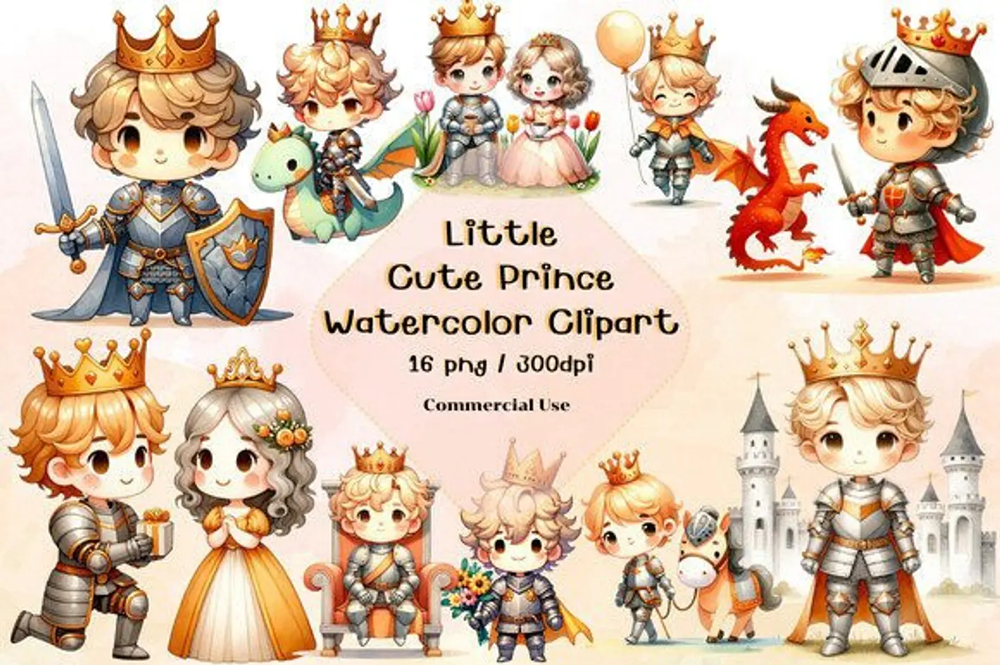 Kit Digital Principe Aquarela 1