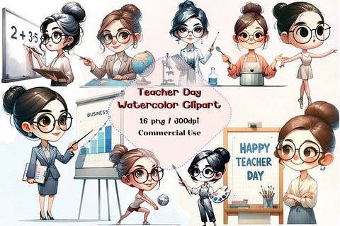 Kit Digital Professora Aquarela