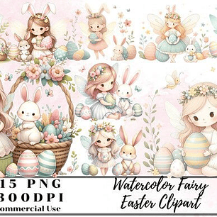 Kit Digital Naree - Páscoa das Fadinhas