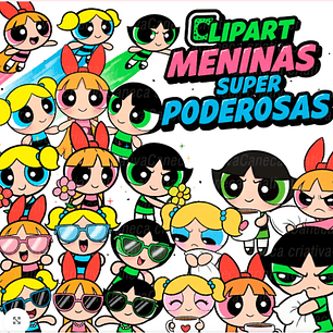 Kit Digital Meninas Super Poderosas