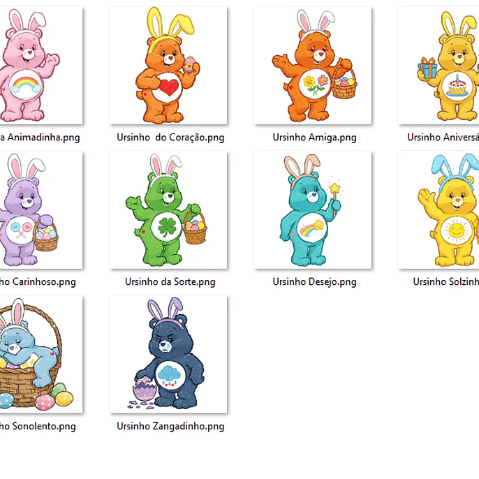 Kit Digital Páscoa Ursinhos Carinhosos 2
