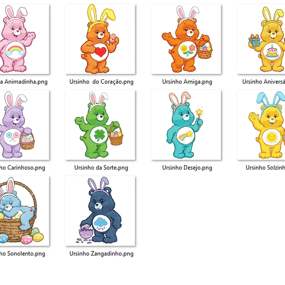 Kit Digital Páscoa Animes 2