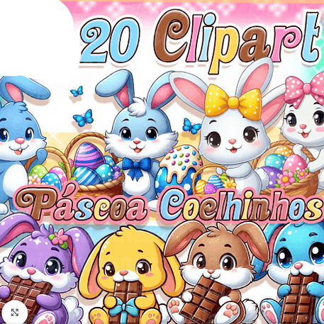 Kit Digital Páscoa Coelhinhos 1