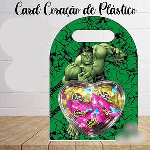 Arquivo Páscoa Card Blistter Hulk