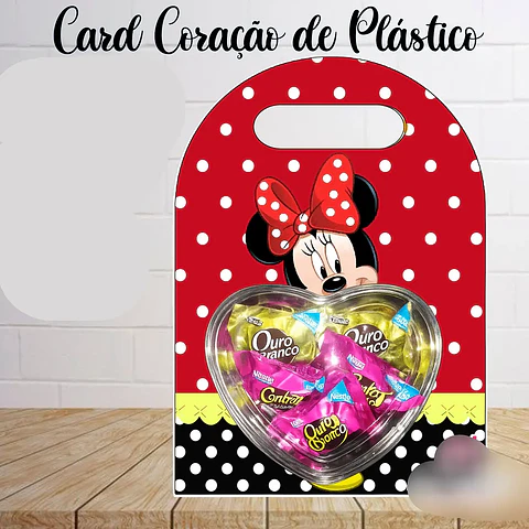 Arquivo Páscoa Card Blistter Minnie