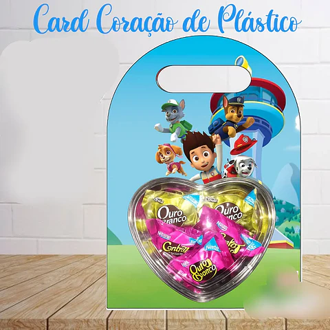 Arquivo Páscoa Card Blistter Patrulha Canina