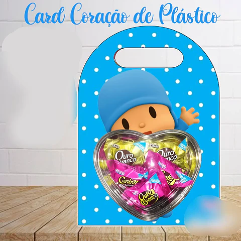 Arquivo Páscoa Card Blistter Pocoyo