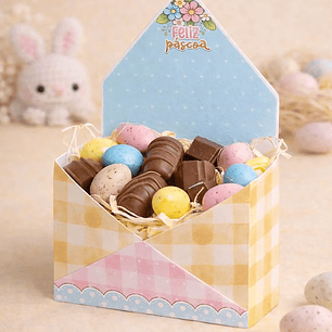 Arquivo Páscoa Caixa Envelope Pequena