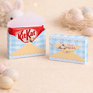 Arquivo Páscoa Caixinha Envelope Kitkat