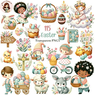 Kit Digital Páscoa das Crianças