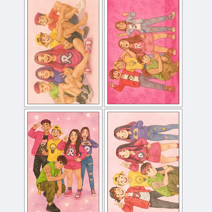 Arquivo Livro de Colorir A4 Dos Rosa 2